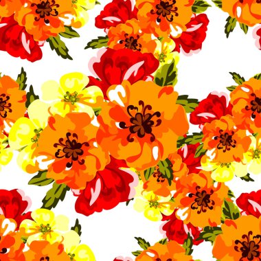 Kusursuz çiçek deseni