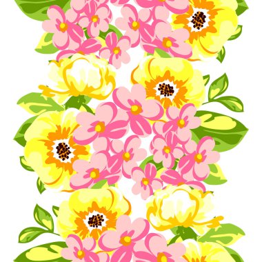 Kusursuz çiçek deseni