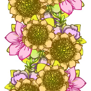 Kusursuz çiçek deseni