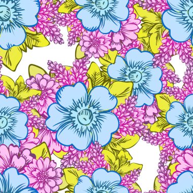 Kusursuz çiçek deseni