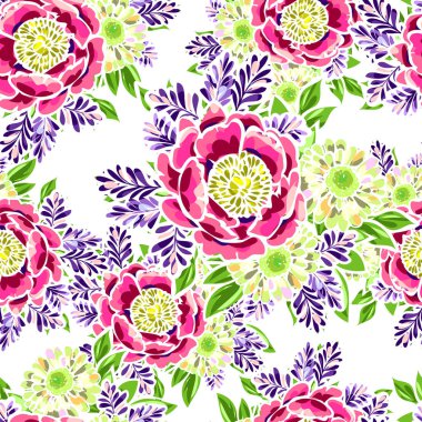 Kusursuz çiçek deseni