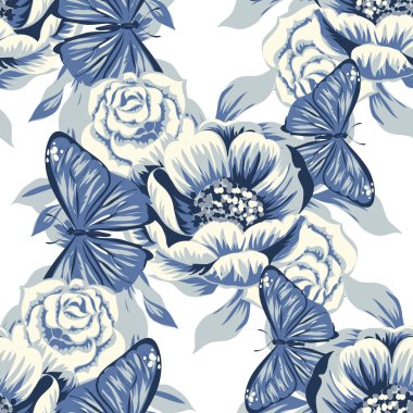 Kusursuz çiçek deseni