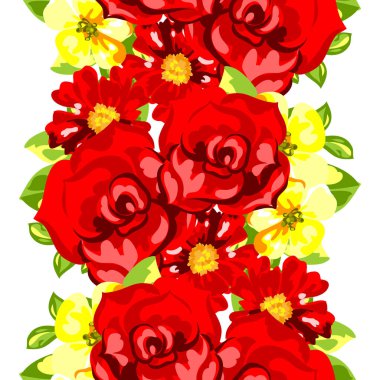 Kusursuz çiçek deseni