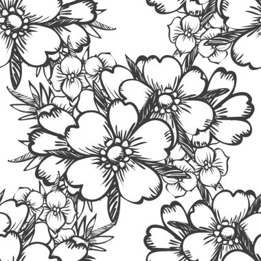 Kusursuz çiçek deseni