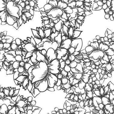 Kusursuz çiçek deseni