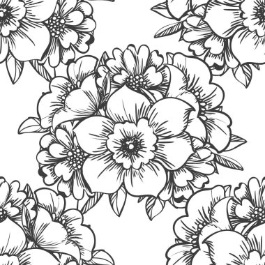 Kusursuz çiçek deseni