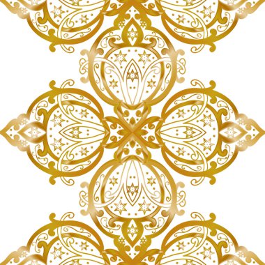 Kusursuz tek renkli süsleme deseni