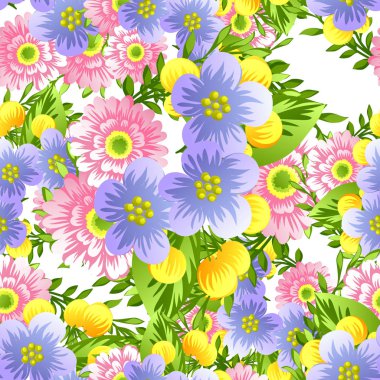 Kusursuz çiçek deseni