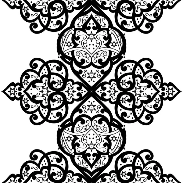 Kusursuz tek renkli süsleme deseni