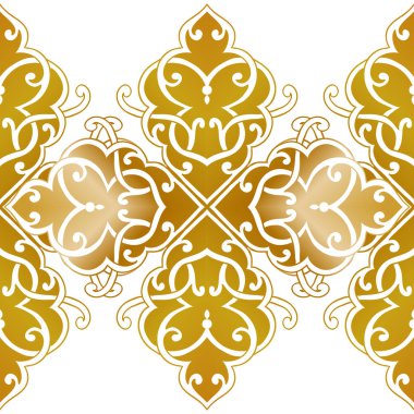 Kusursuz tek renkli süsleme deseni