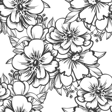 Kusursuz çiçek deseni