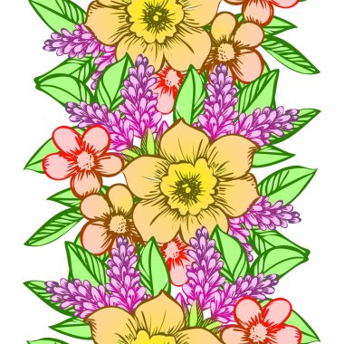 Kusursuz çiçek deseni