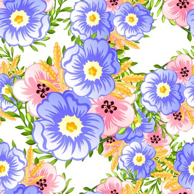 Kusursuz çiçek deseni