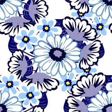 Kusursuz çiçek deseni