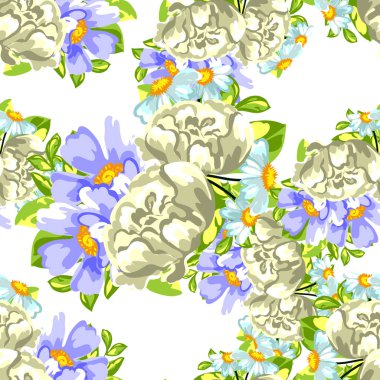 Kusursuz çiçek deseni