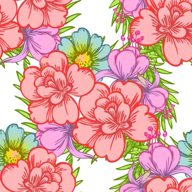 Kusursuz çiçek deseni