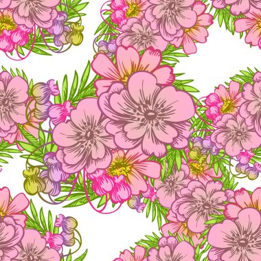 Kusursuz çiçek deseni