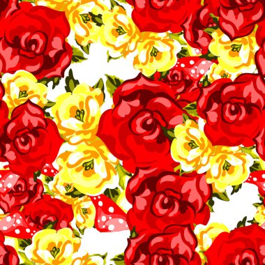 Kusursuz çiçek deseni