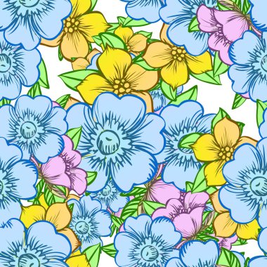 Kusursuz çiçek deseni