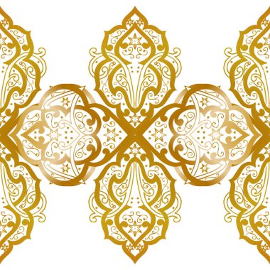 Kusursuz tek renkli süsleme deseni