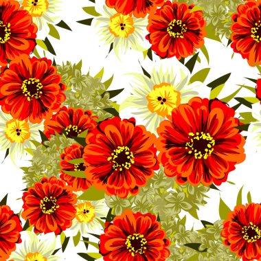 Kusursuz çiçek deseni