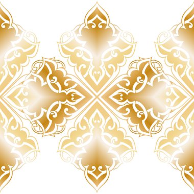 Kusursuz tek renkli süsleme deseni