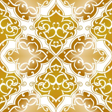 Kusursuz tek renkli süsleme deseni