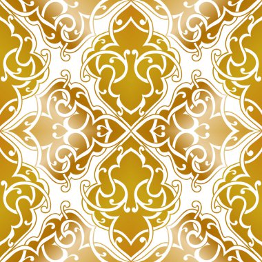 Kusursuz tek renkli süsleme deseni