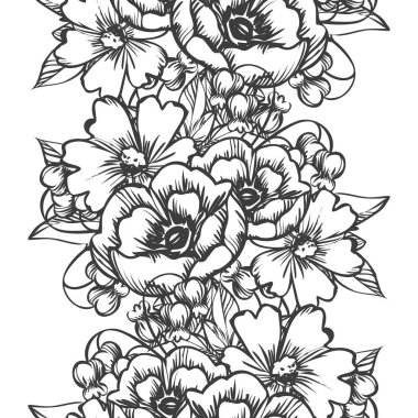 Kusursuz çiçek deseni