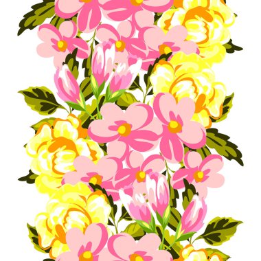 Kusursuz çiçek deseni