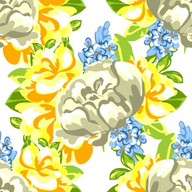 Kusursuz çiçek deseni