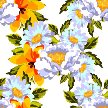 Kusursuz çiçek deseni