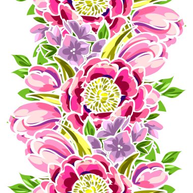 Kusursuz çiçek deseni