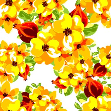 Kusursuz çiçek deseni