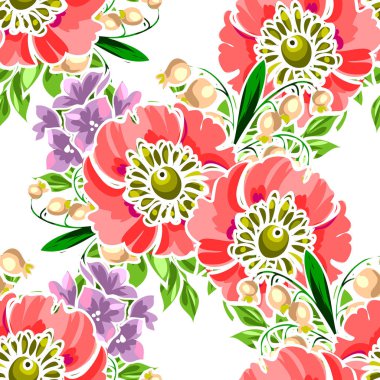 Kusursuz çiçek deseni