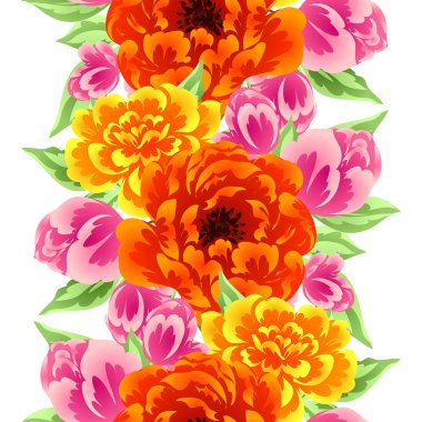 Kusursuz çiçek deseni