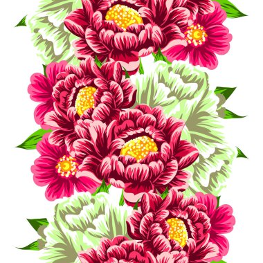 Kusursuz çiçek deseni