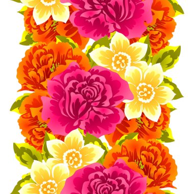 Kusursuz çiçek deseni