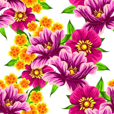 Kusursuz çiçek deseni