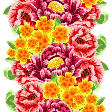 Kusursuz çiçek deseni