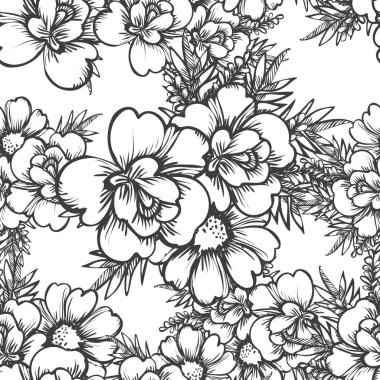 Kusursuz çiçek deseni