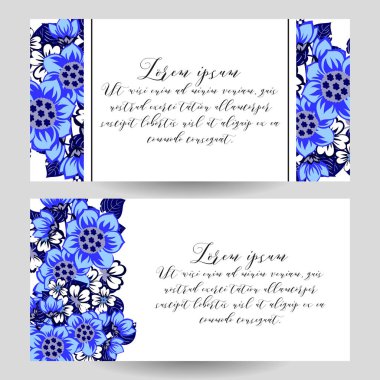 Vintage çiçek davetiye