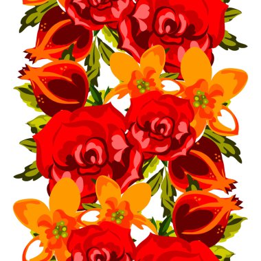 Kusursuz çiçek deseni