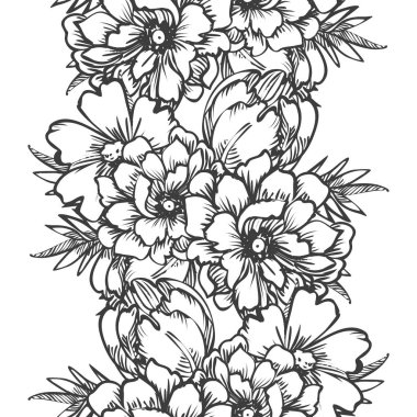 Kusursuz çiçek deseni