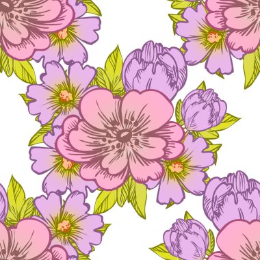 Kusursuz çiçek deseni