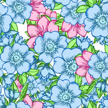 Kusursuz çiçek deseni