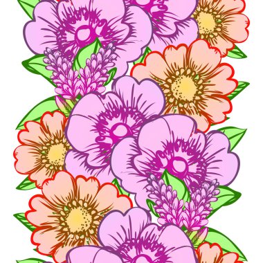 Kusursuz çiçek deseni