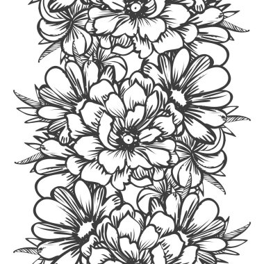 Kusursuz çiçek deseni