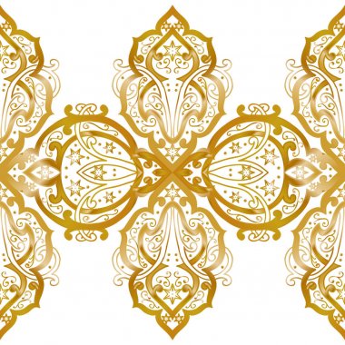 Kusursuz tek renkli süsleme deseni