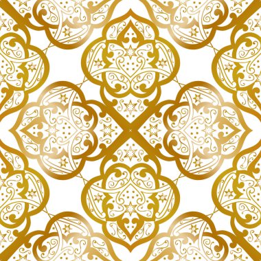 Kusursuz tek renkli süsleme deseni